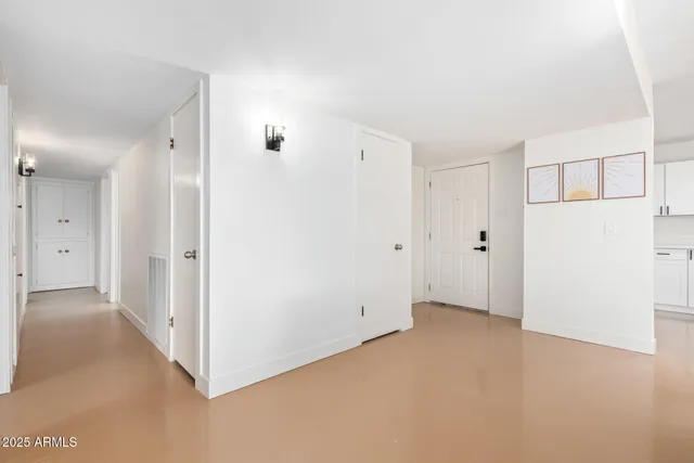 a view of an empty room