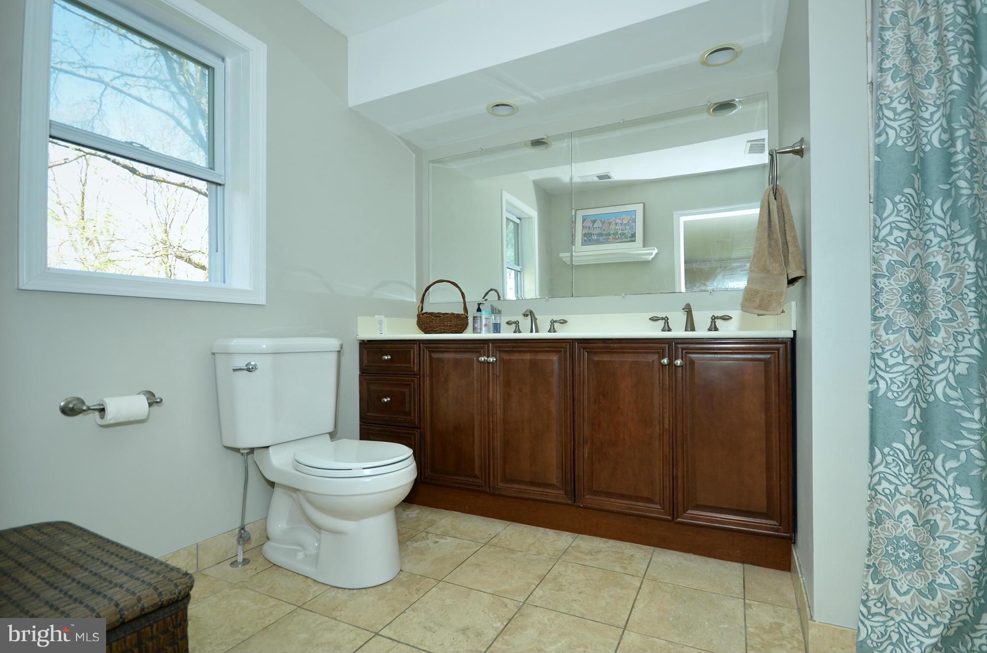 8010 Rider Avenue Baltimore, MD 21204 - Photo 13 of 29 a bathroom with a toilet sink and mirror
