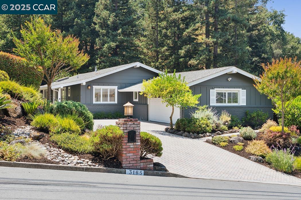 3165 Lucas Drive Lafayette, CA 94549 - Photo 1 of 1 a front view of a house with a yard garage and outdoor seating