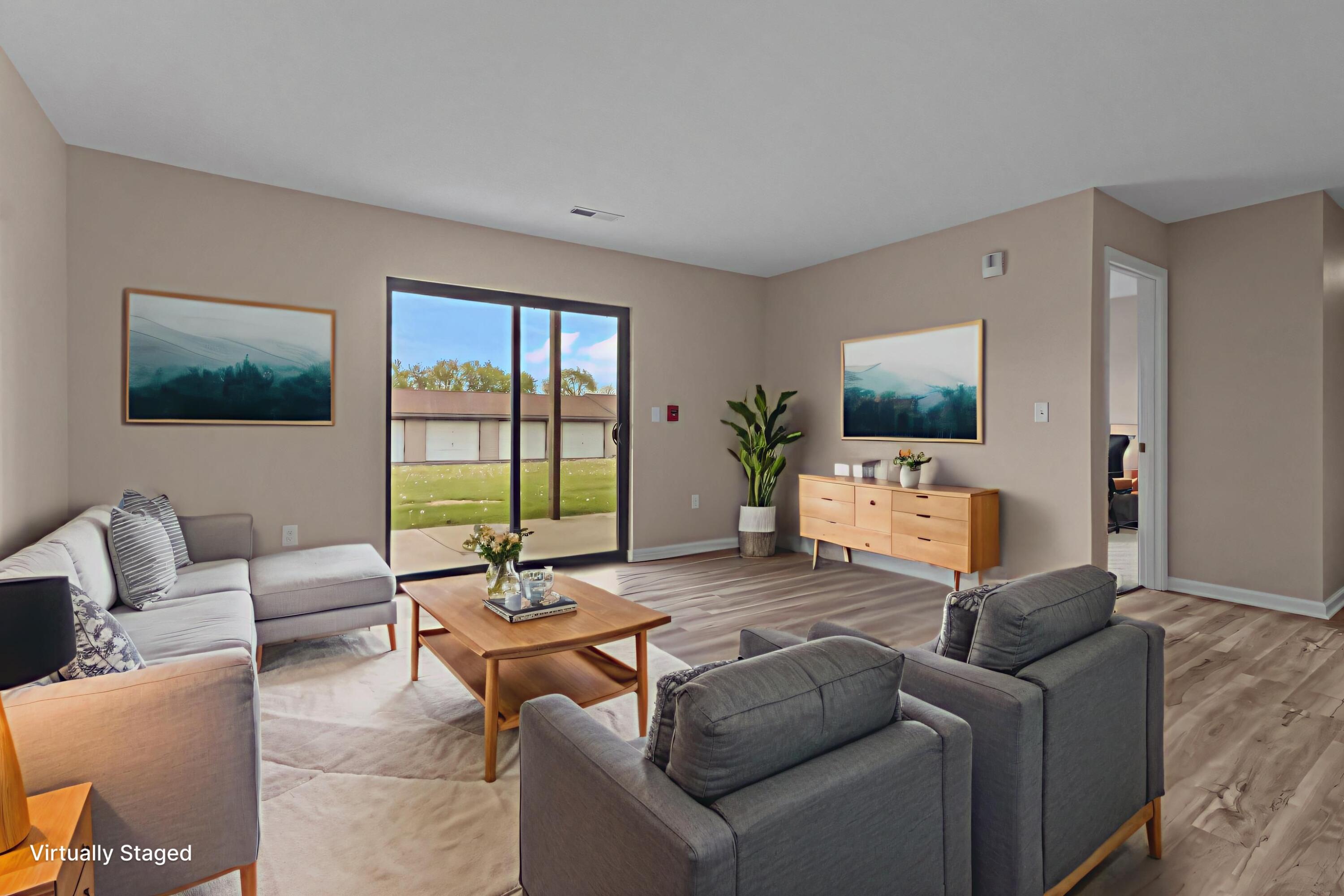 1011 South 2nd Street, Unit 6 Delavan, WI 53115 - Photo 2 of 19 Living Room - Virtually Staged