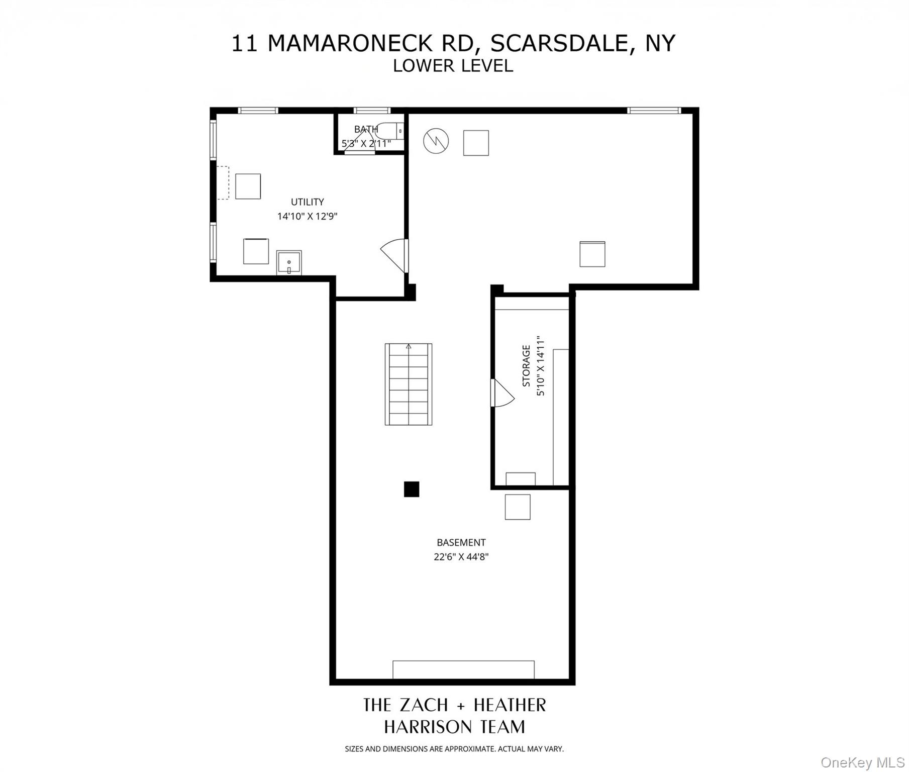 11 Mamaroneck Road Scarsdale, NY 10583 - Photo 38 of 38 Lower level flor plan