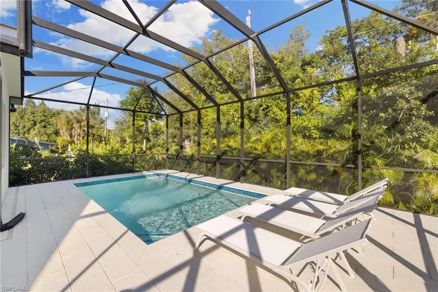 a view of a indoor swimming pool