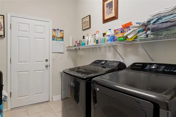 a view of storage and utility room
