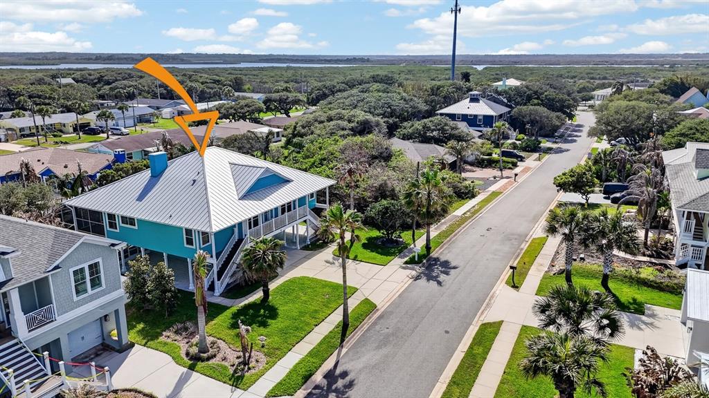 49 Loggerhead Court Ponce Inlet, FL 32127 - Photo 52 of 59 an aerial view of a house with a garden