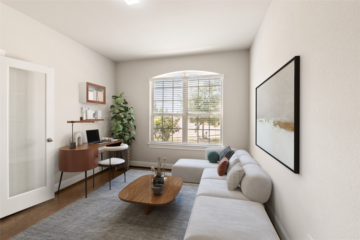 2260 Hat Bender Loop Round Rock, TX 78664 - Photo 14 of 40 a living room with furniture and a window