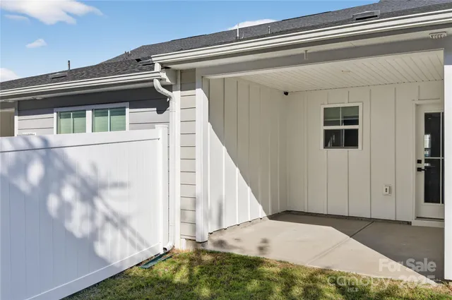 a view of front door
