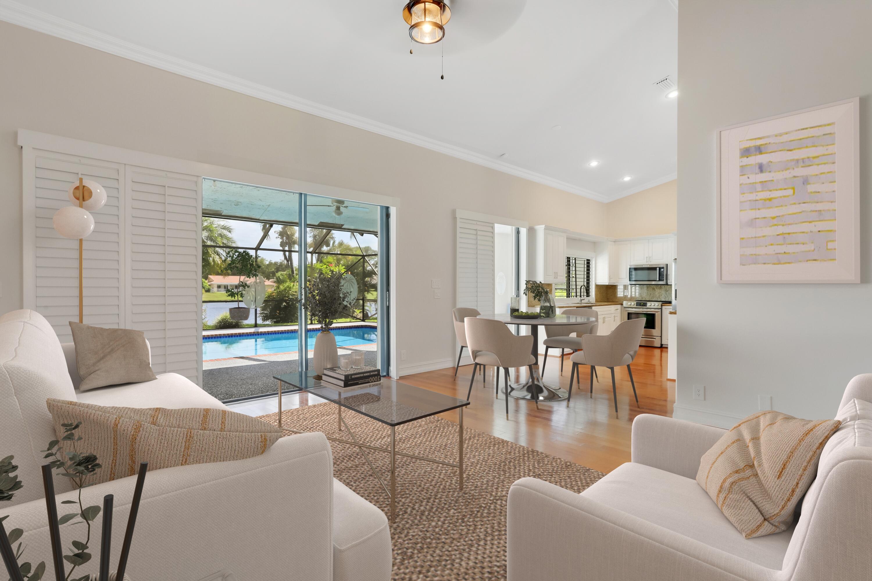 2560 Northwest 40th Street Boca Raton, FL 33434 - Photo 10 of 43 Family Room Angle 2_staged
