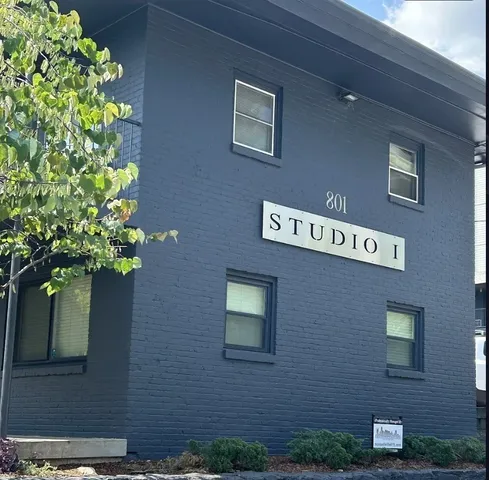 a view of a brick wall