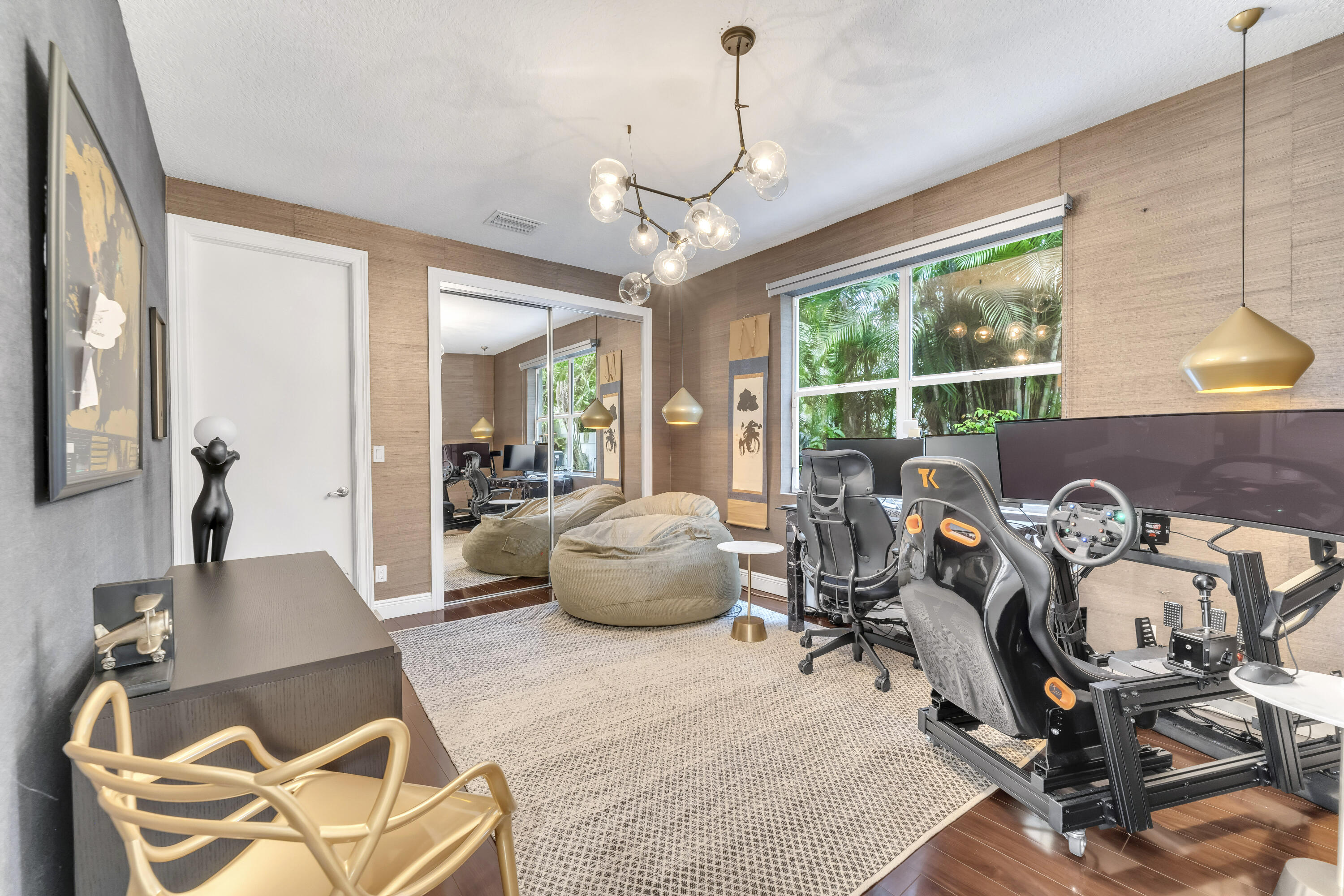 3156 Northwest 61st Street Boca Raton, FL 33496 - Photo 23 of 46 a living room with furniture and a large window