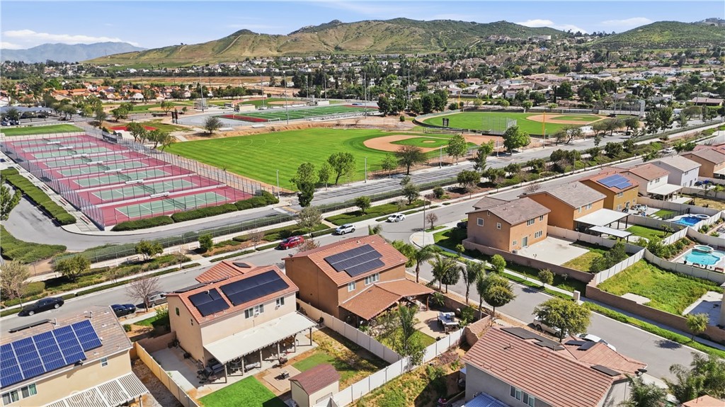 4415 Bethel Road Jurupa Valley, CA 92509 - Photo 8 of 65 an aerial view of residential houses with outdoor space and river