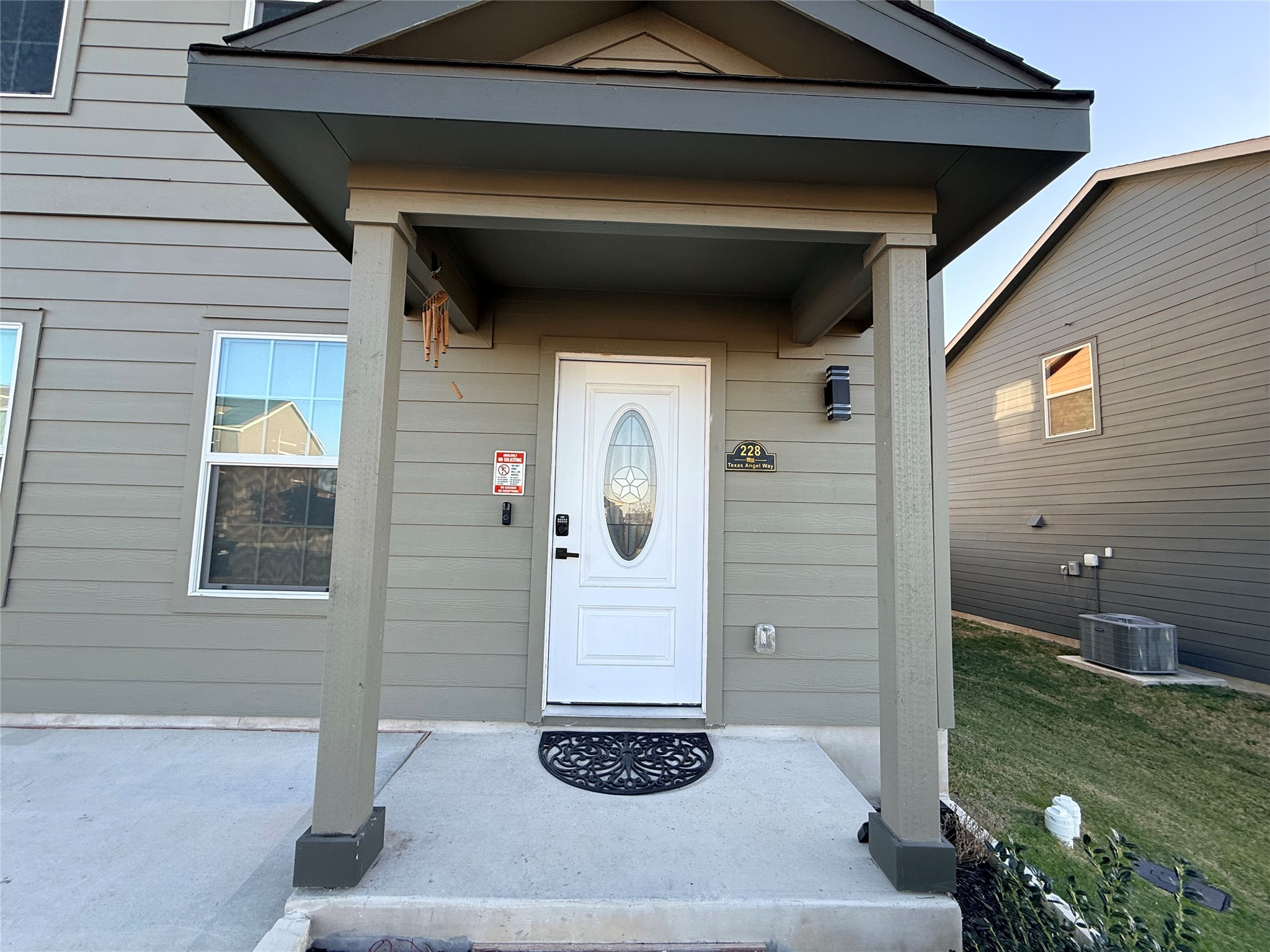 228 Texas Angel Way Jarrell, TX 76537 - Photo 3 of 33 a view of entryway door of the house