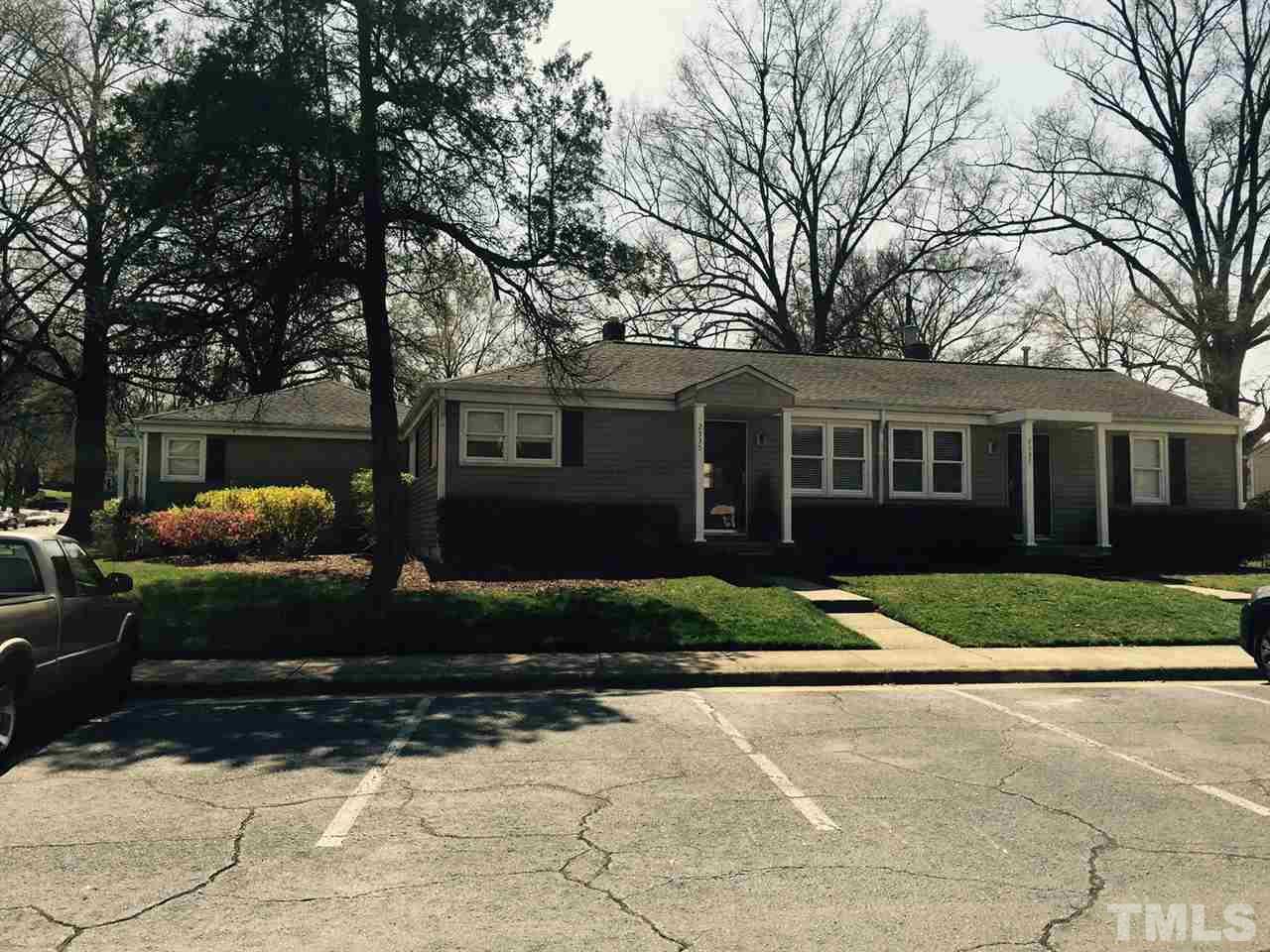 2335 Bernard Street, Unit 2335 Raleigh, NC 27608 - Photo 2 of 8 a front view of house with yard and trees around