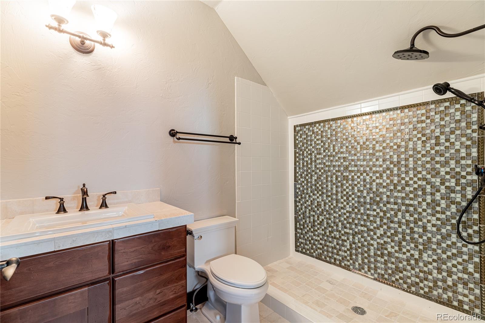 26050 Henderson Park Road Oak Creek, CO 80467 - Photo 28 of 40 a bathroom with a sink toilet and shower