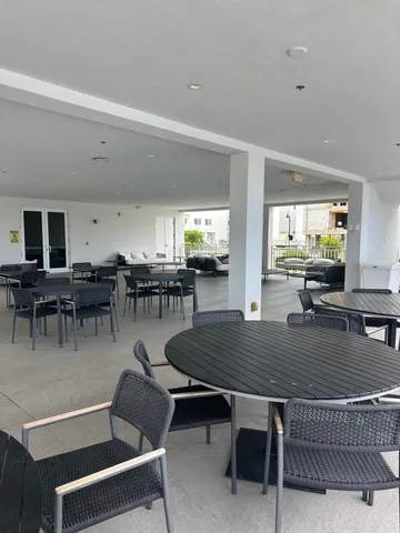 a room with gym equipment