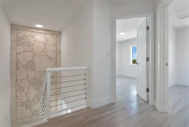 a view of livingroom with furniture and wooden floor