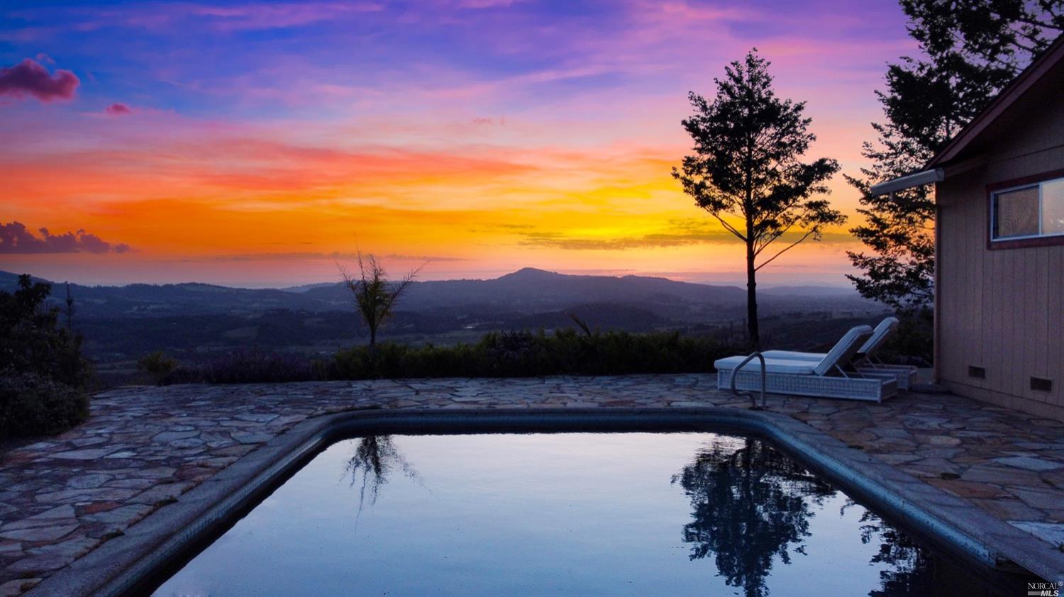 1575 Trinity Road Glen Ellen, CA 95442 - Photo 1 of 1 a view of a backyard with a tub