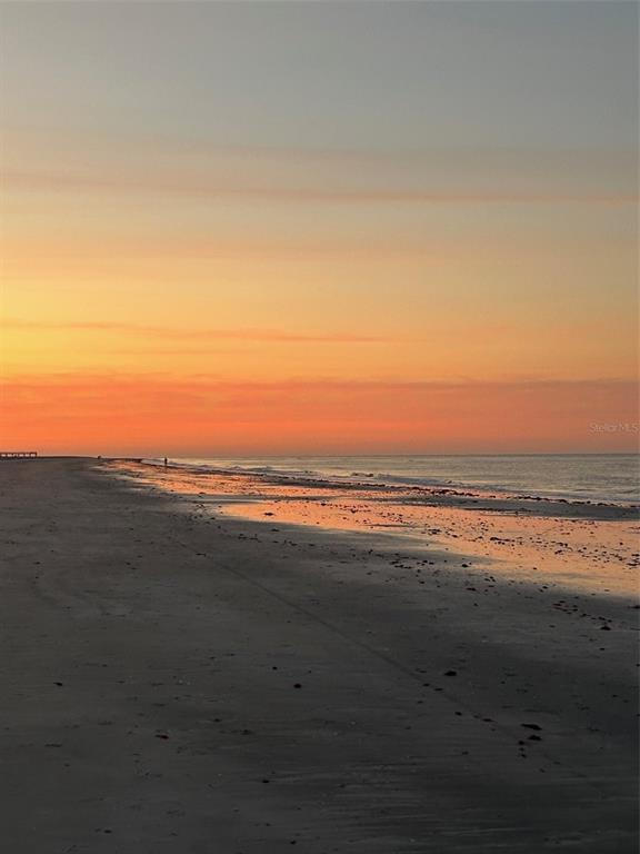 a view of an ocean beach