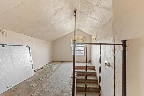 a view of storage and utility room