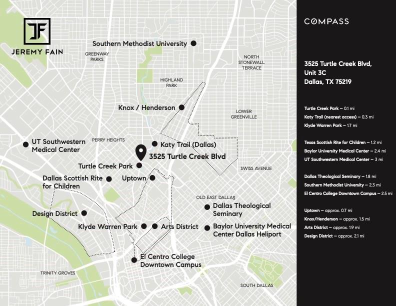 3525 Turtle Creek Boulevard, Unit 3C Dallas, TX 75219 - Photo 4 of 28 Map / location