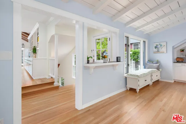 a kitchen with granite countertop lots of counter top space