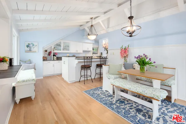 a view of a small yard in front of a house