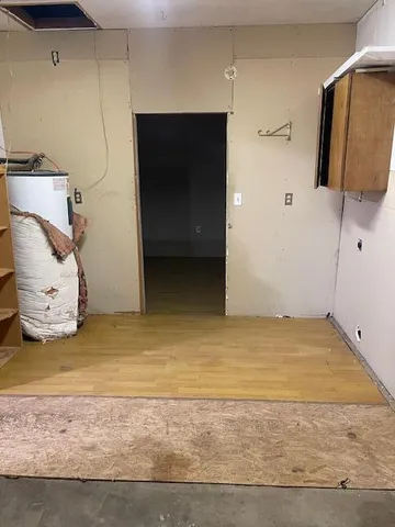 a view of a storage & utility room