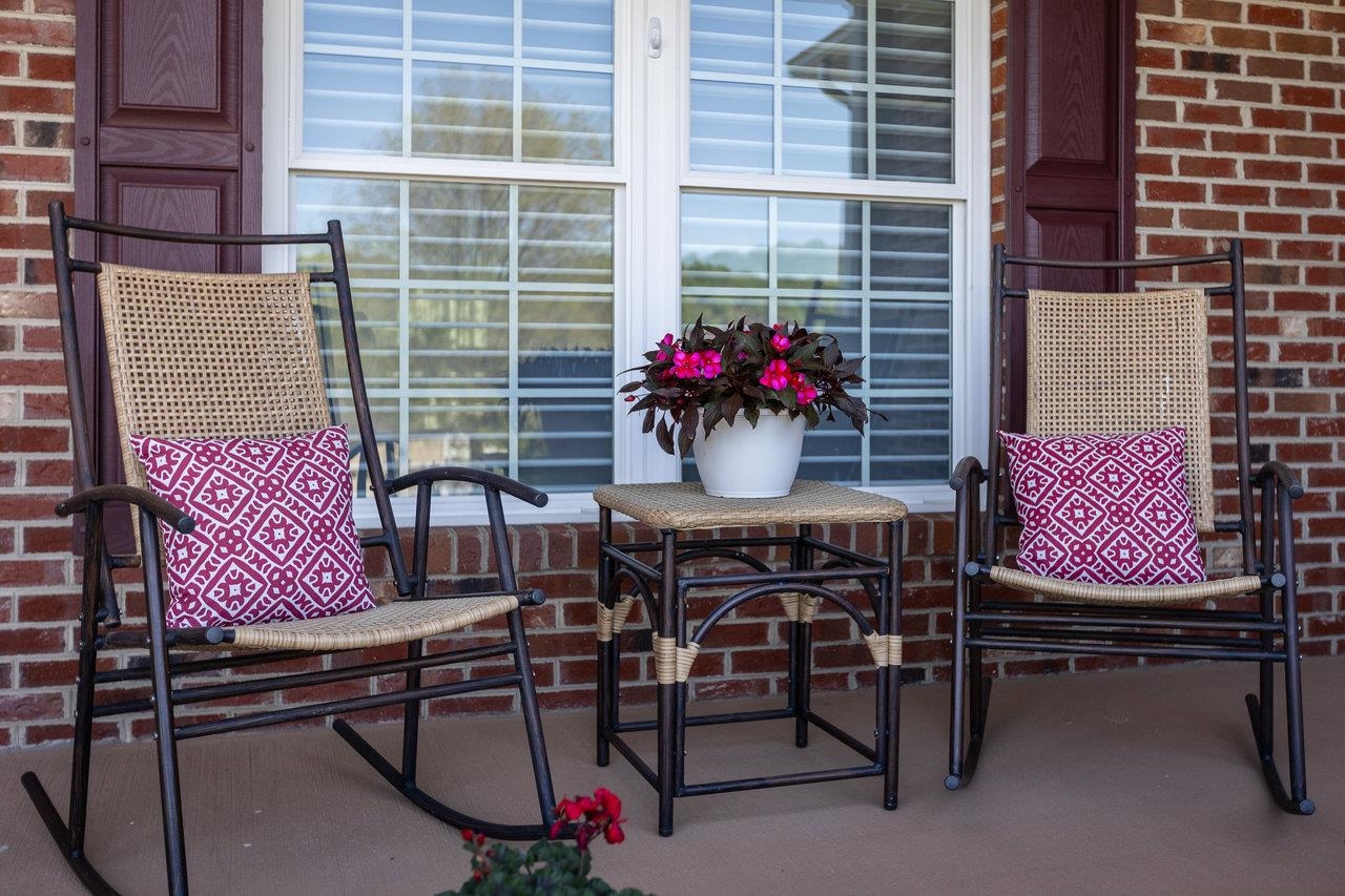 102 Millview Drive Bridgewater, VA 22812 - Photo 45 of 59 a outdoor space with a couch and a potted plant