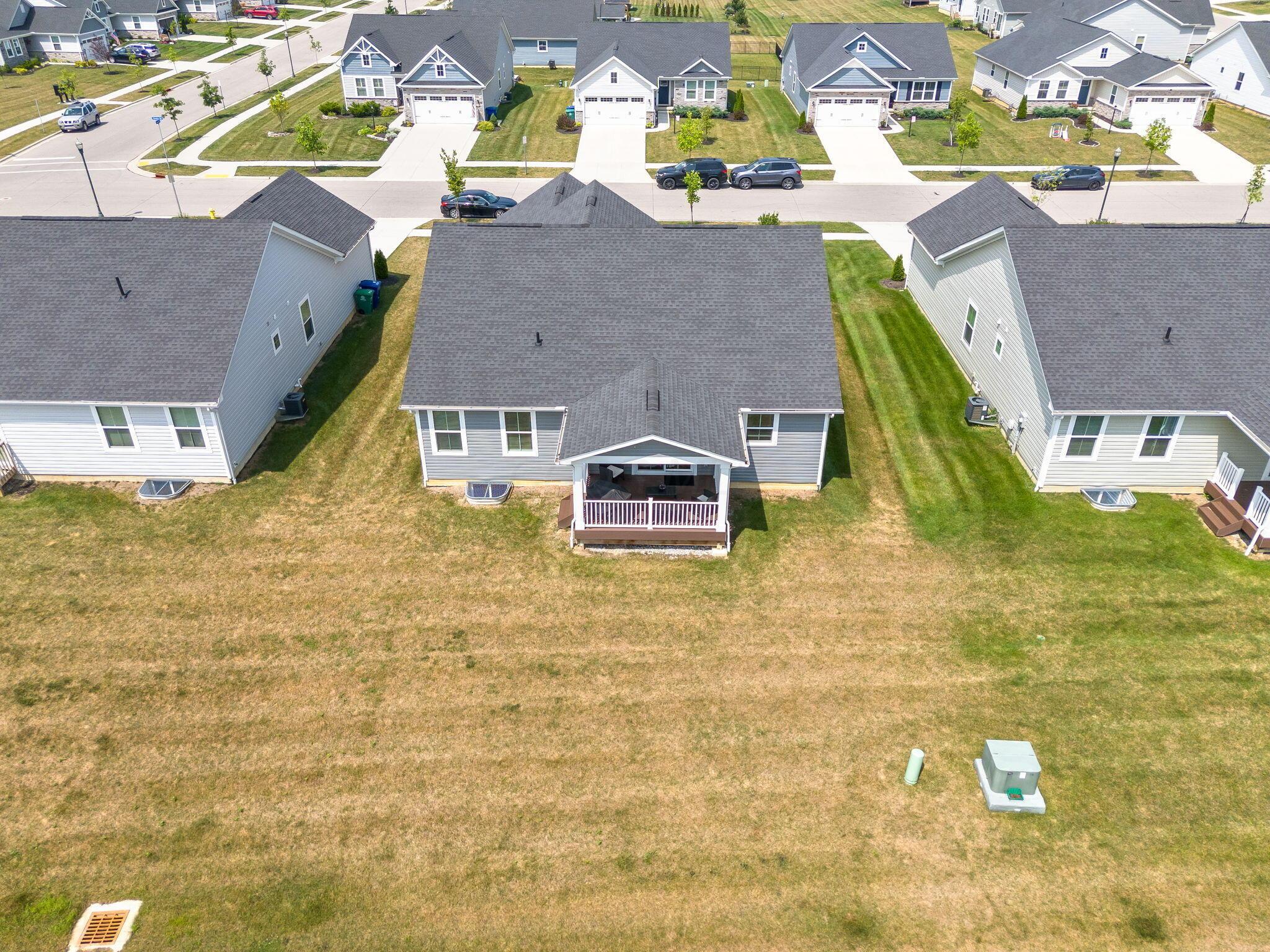73 Firenze Road Delaware, OH 43015 - Photo 39 of 43 Aerial view of backyard