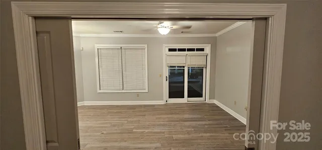 a view of front door