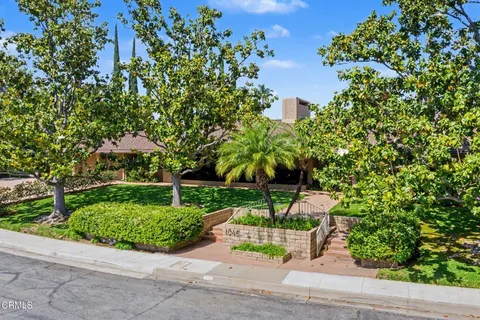 a garden view