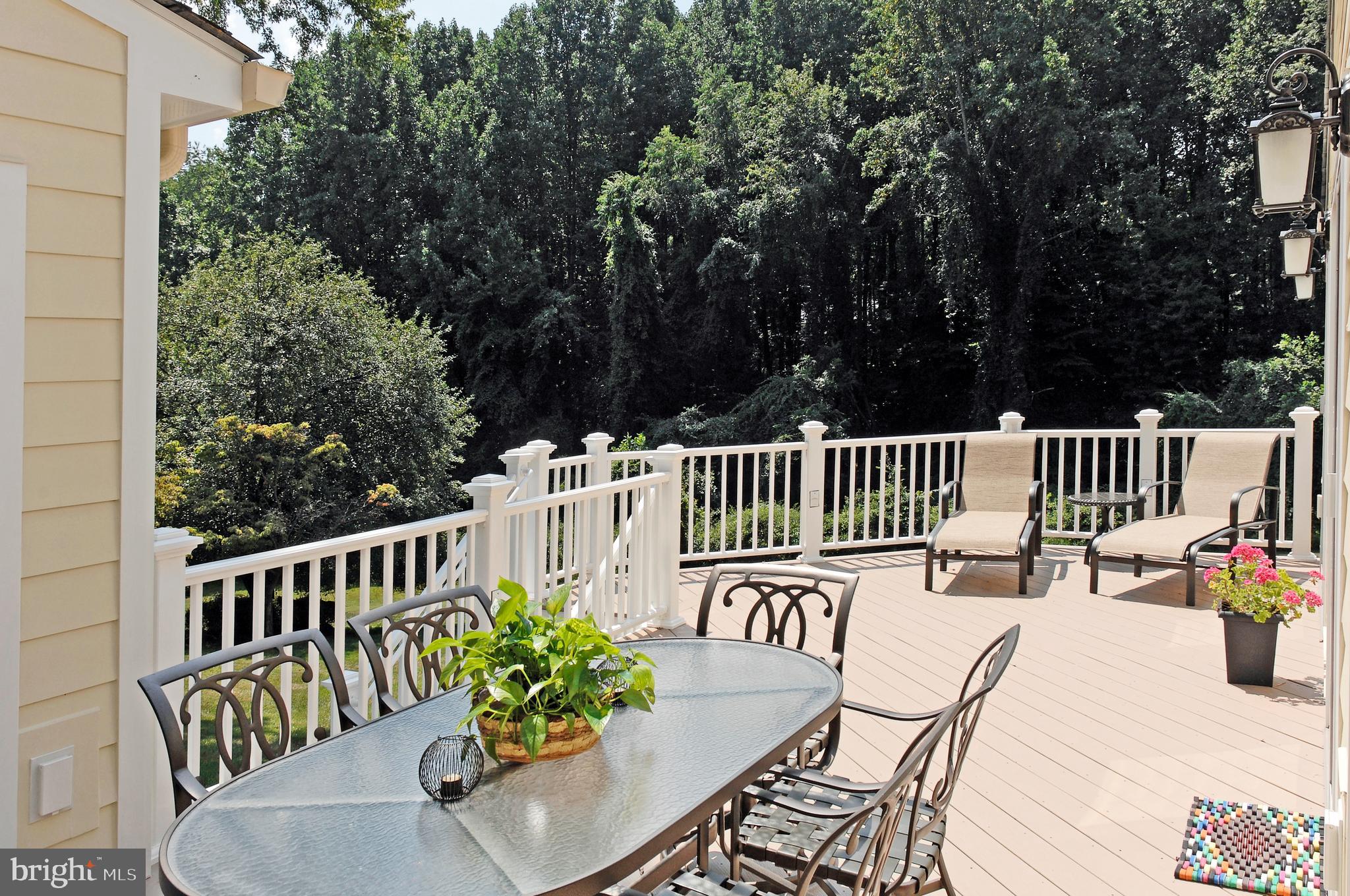 8219 Riding Ridge Place McLean, VA 22102 - Photo 44 of 79 LOVELY AZEK DECK OVERLOOKS PARKLAND