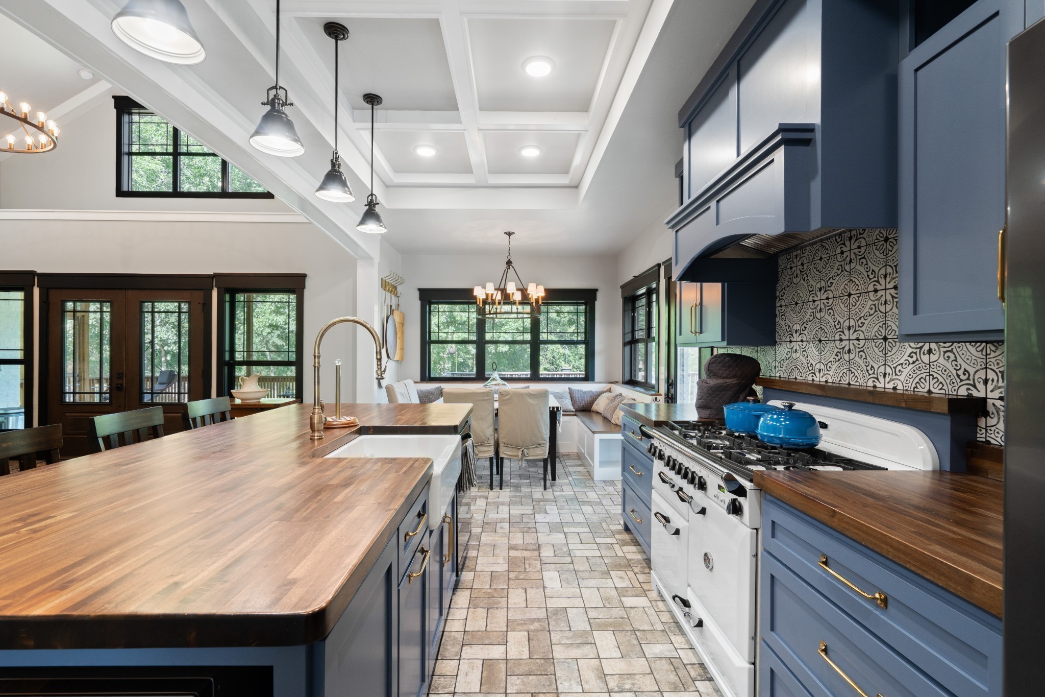 170 Rodeo Drive Columbia, TN 38401 - Photo 12 of 60 a kitchen with stainless steel appliances granite countertop a sink a stove and a wooden floors
