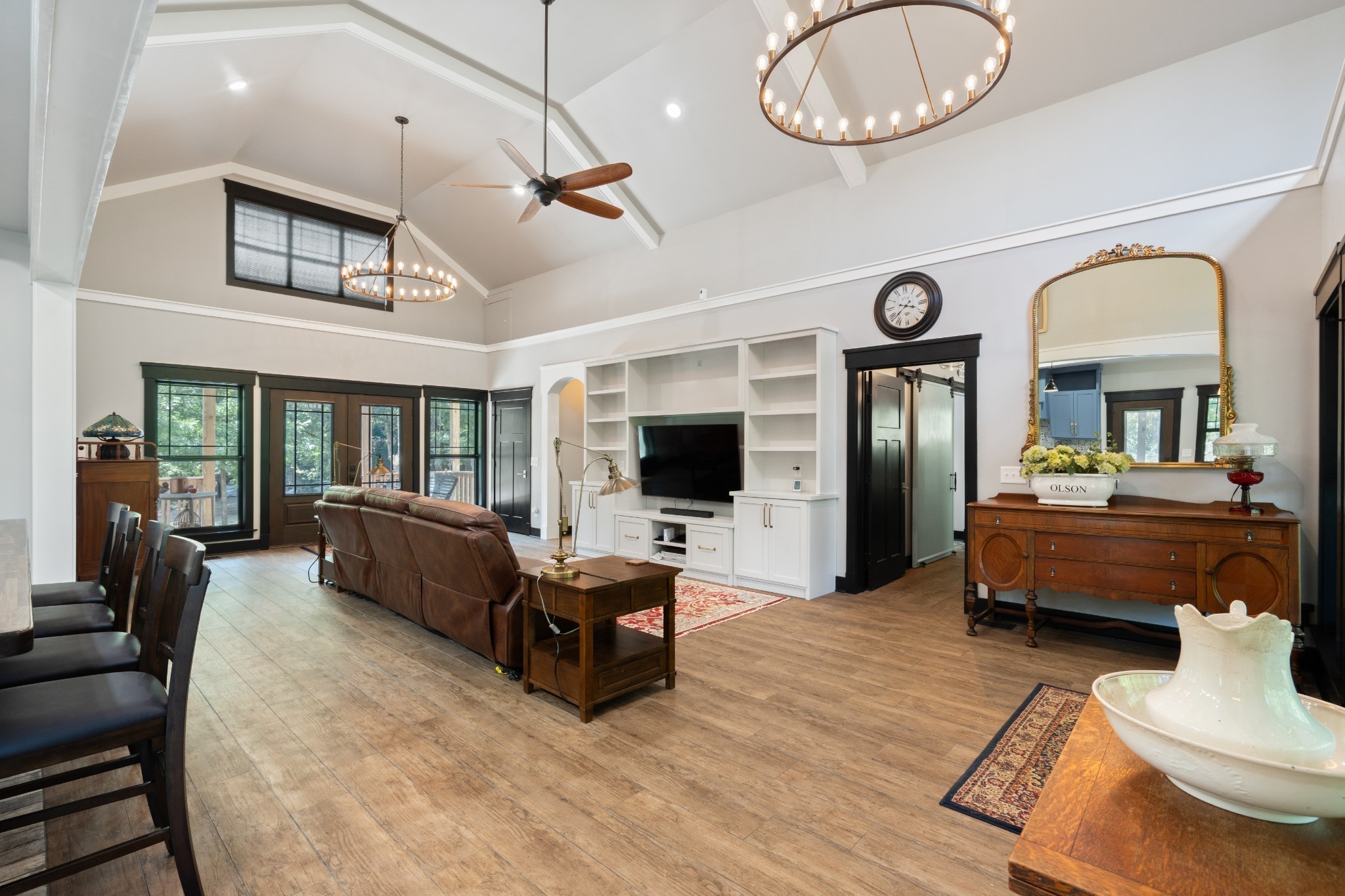 170 Rodeo Drive Columbia, TN 38401 - Photo 7 of 60 a living room with furniture fireplace and a flat screen tv