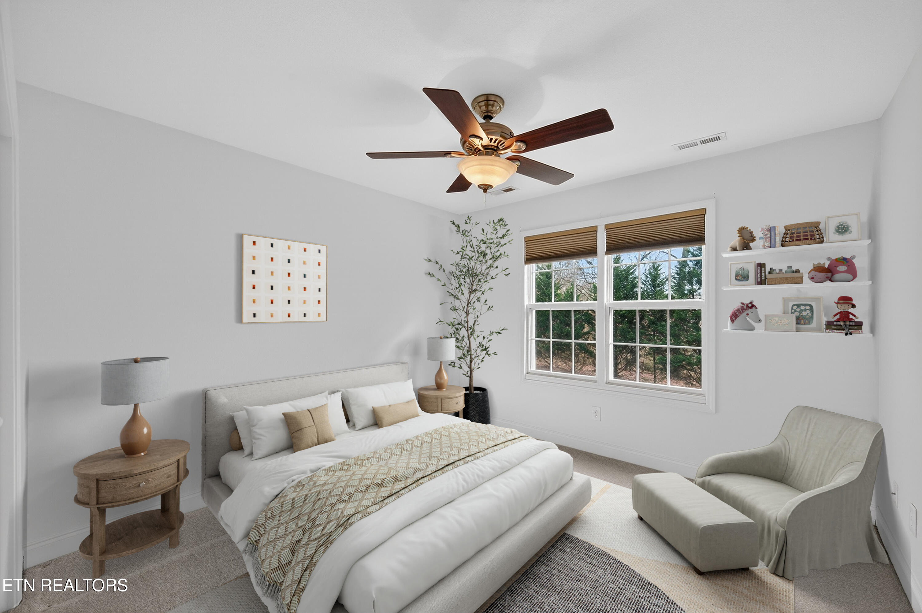 110 St James Lane Clinton, TN 37716 - Photo 34 of 60 Virtually staged bedroom 3