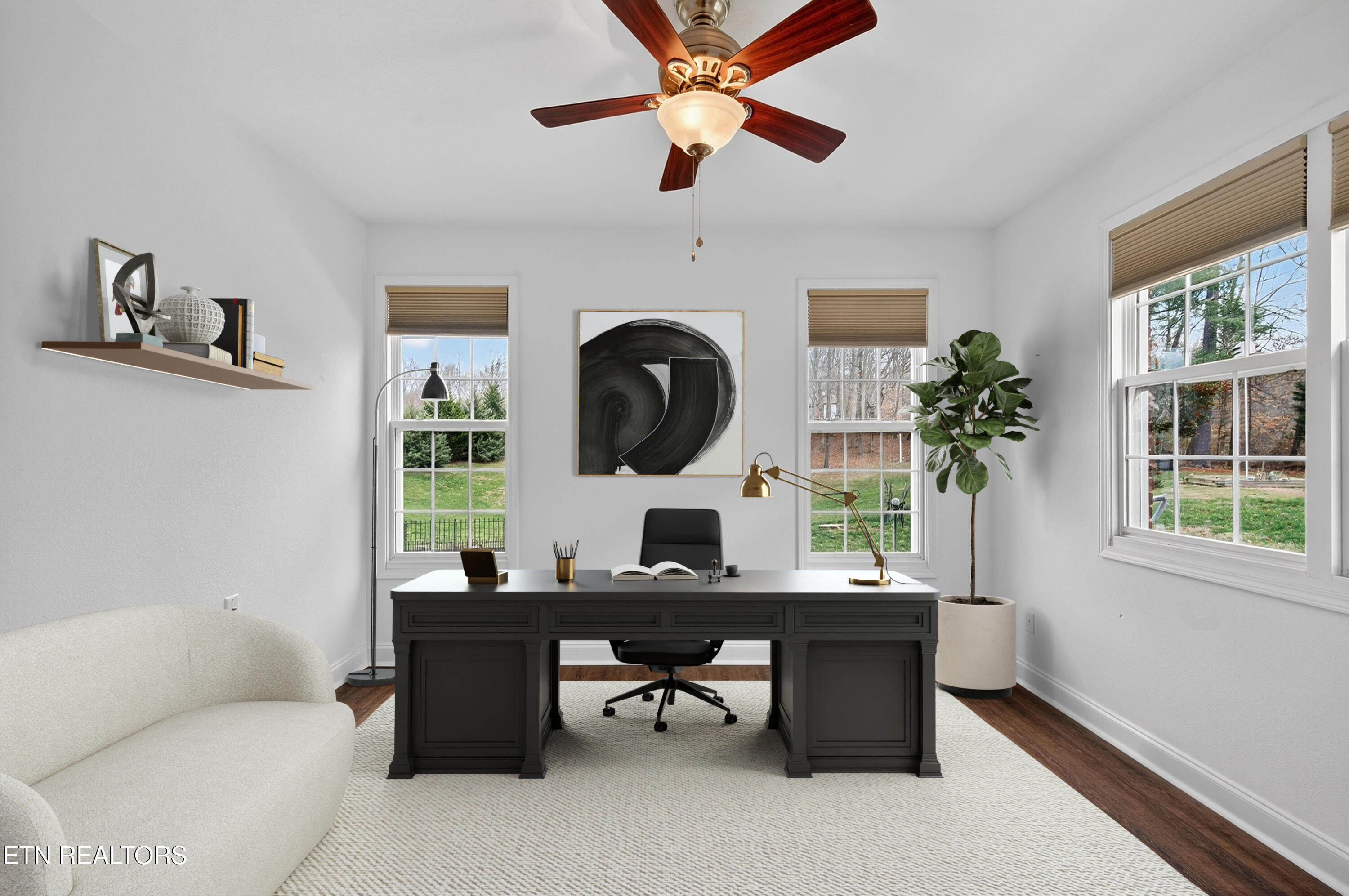 110 St James Lane Clinton, TN 37716 - Photo 51 of 60 Virtually staged office main floor