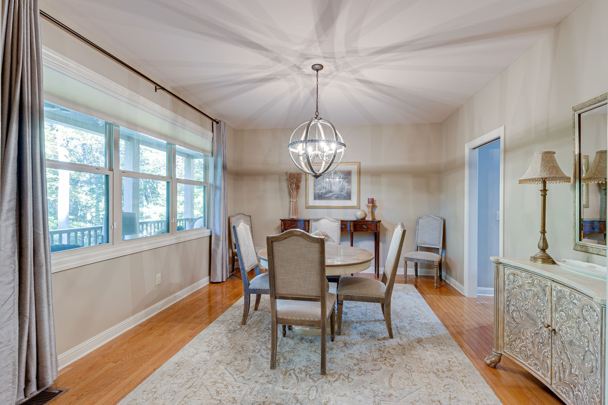 1457 Center Star Road Columbia, TN 38401 - Photo 25 of 45 a view of a dining room with furniture window and wooden floor