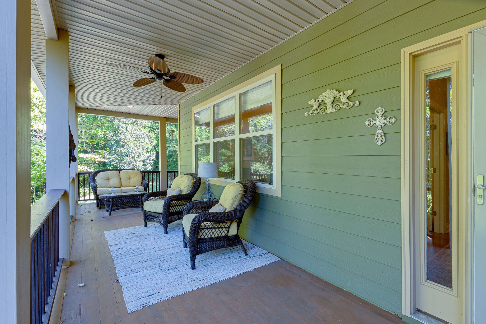 1457 Center Star Road Columbia, TN 38401 - Photo 3 of 45 a balcony with furniture and a potted plant