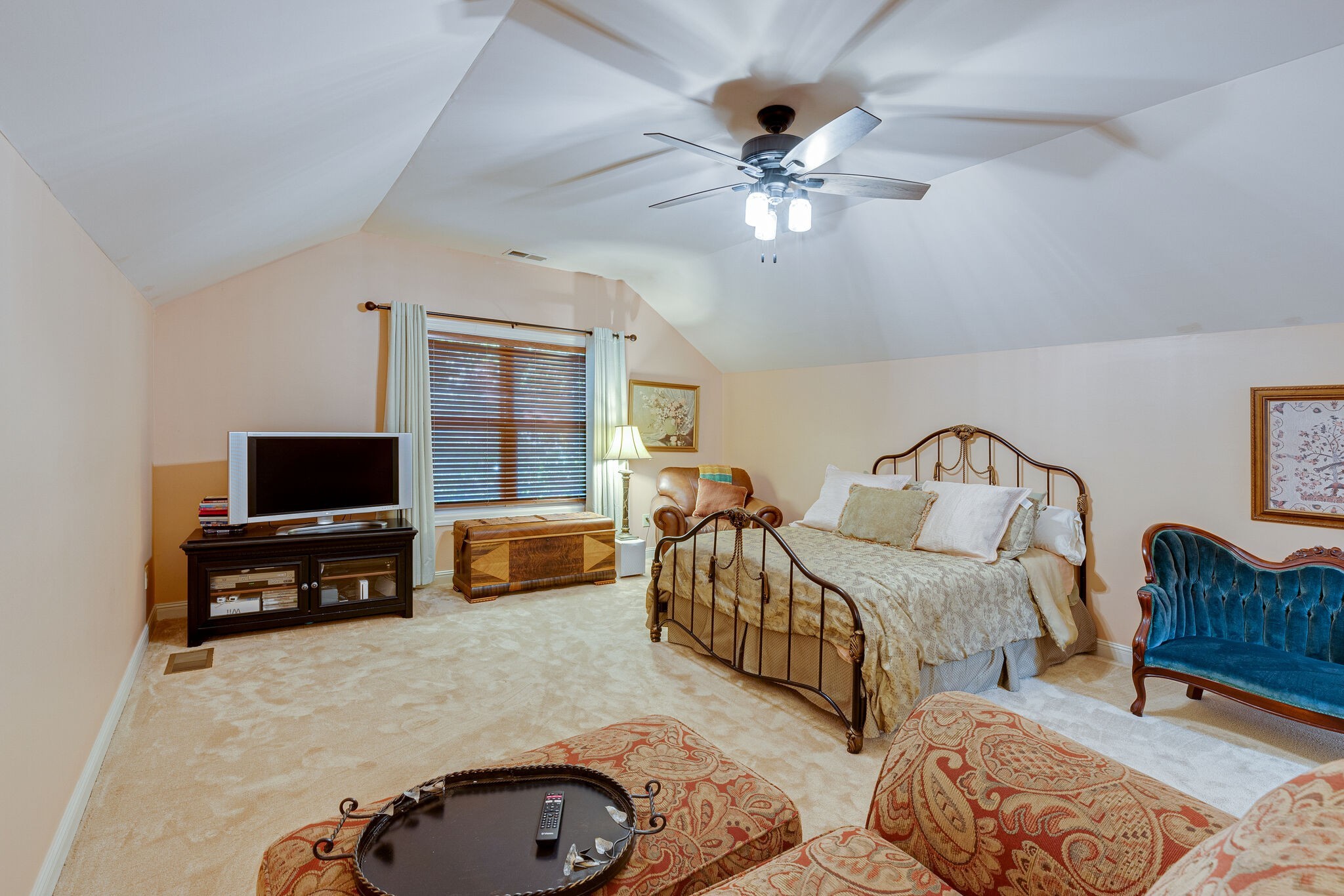 1457 Center Star Road Columbia, TN 38401 - Photo 38 of 45 a bedroom with furniture and a flat screen tv