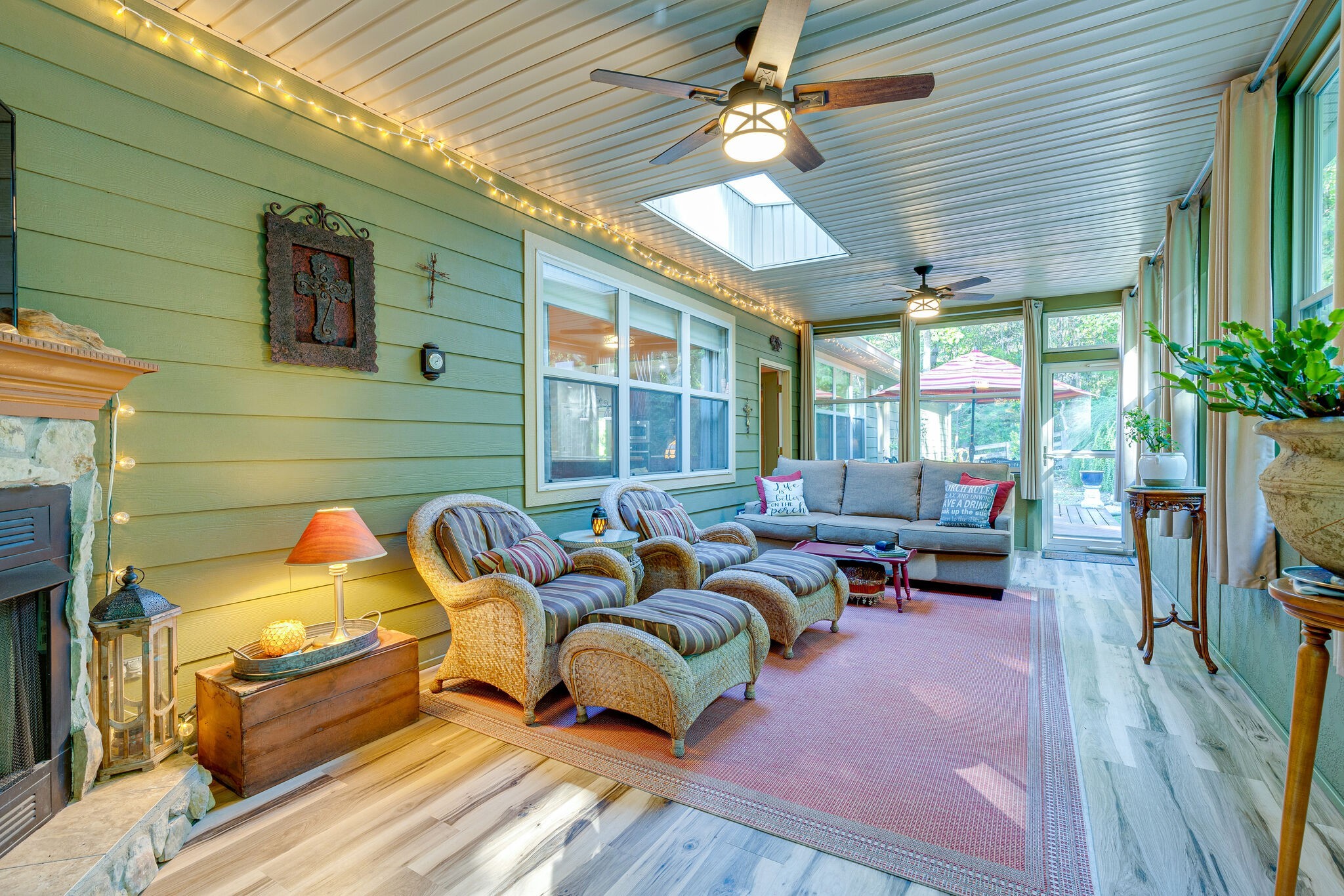 1457 Center Star Road Columbia, TN 38401 - Photo 41 of 45 a living room with patio furniture and a wooden floor