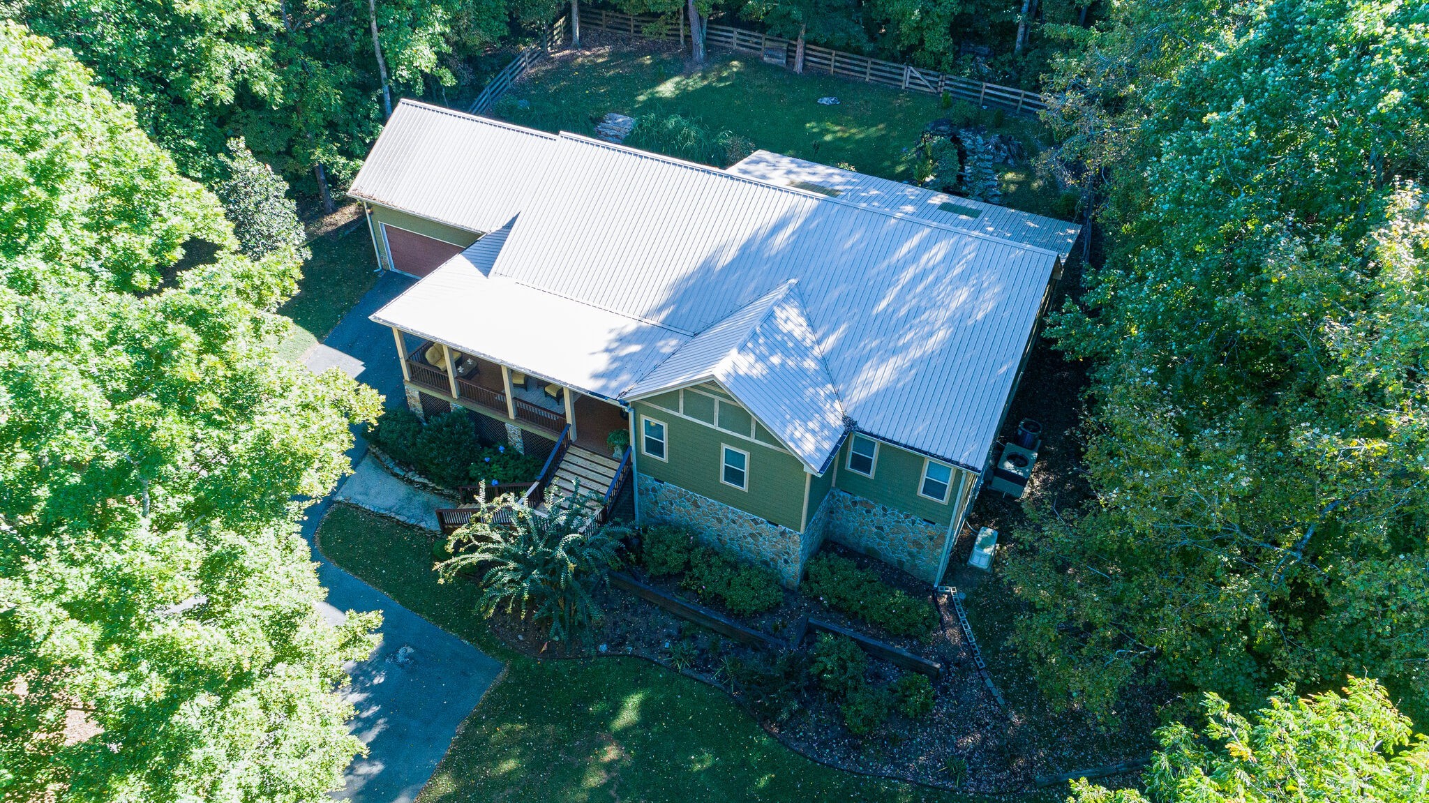 1457 Center Star Road Columbia, TN 38401 - Photo 6 of 45 an aerial view of a house with a yard