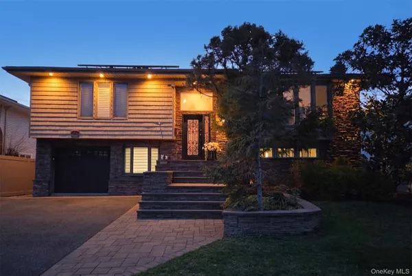 a front view of a house having yard