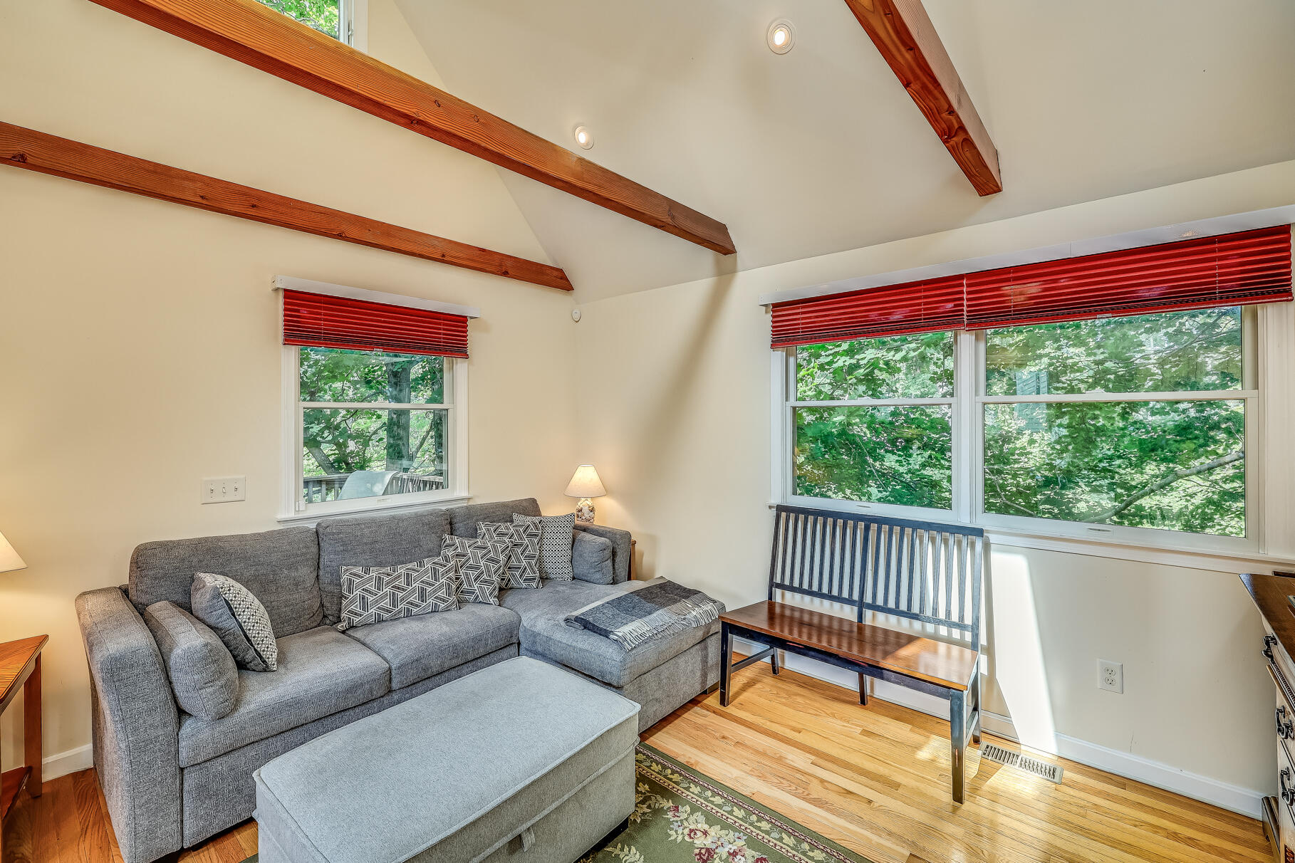 25 Locust Road Eastham, MA 02642 - Photo 13 of 41 a living room with furniture and a window