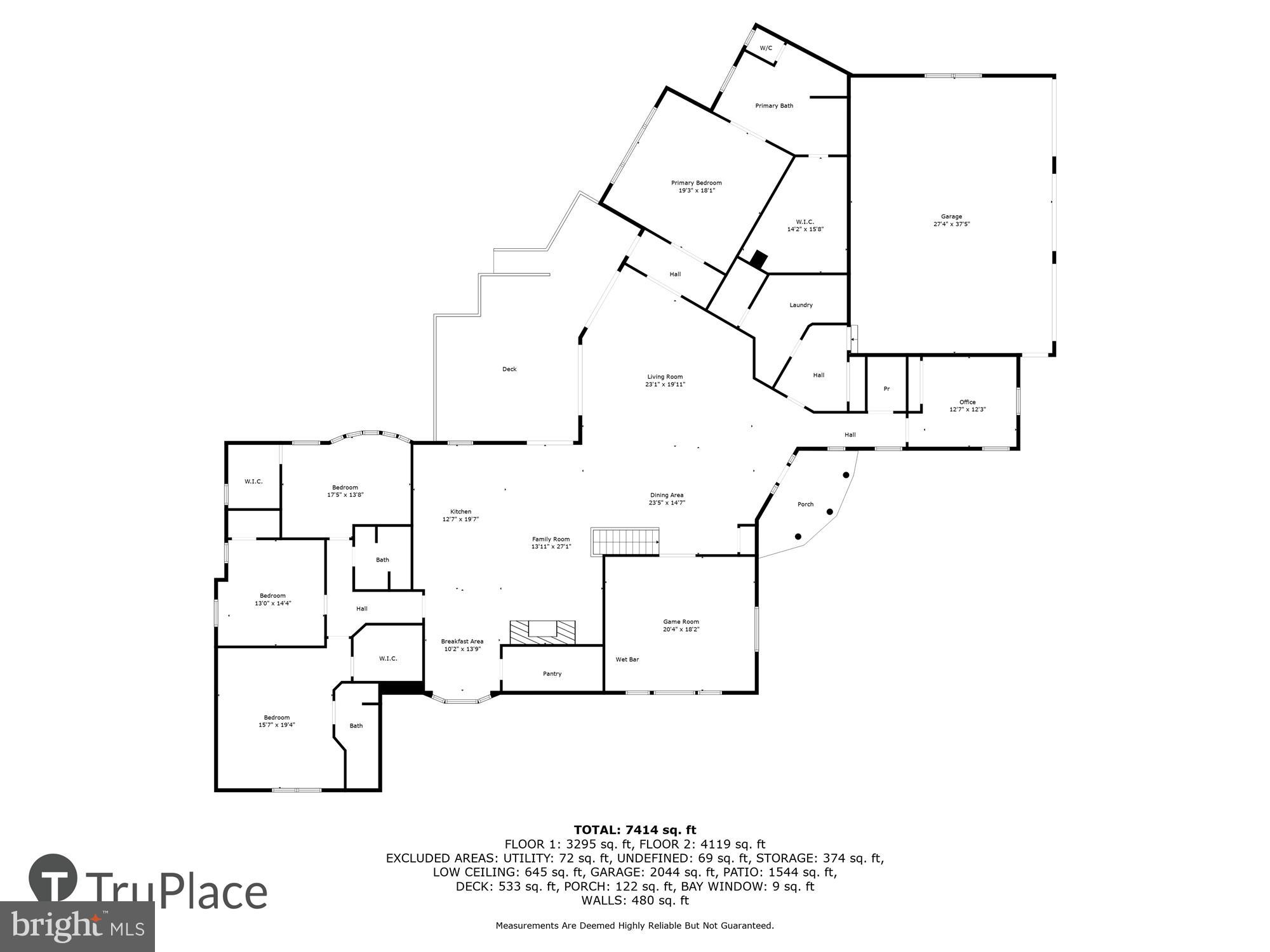 4162 Bill Moxley Road Mount Airy, MD 21771 - Photo 65 of 65 Main Level (Labels & Measurements)
