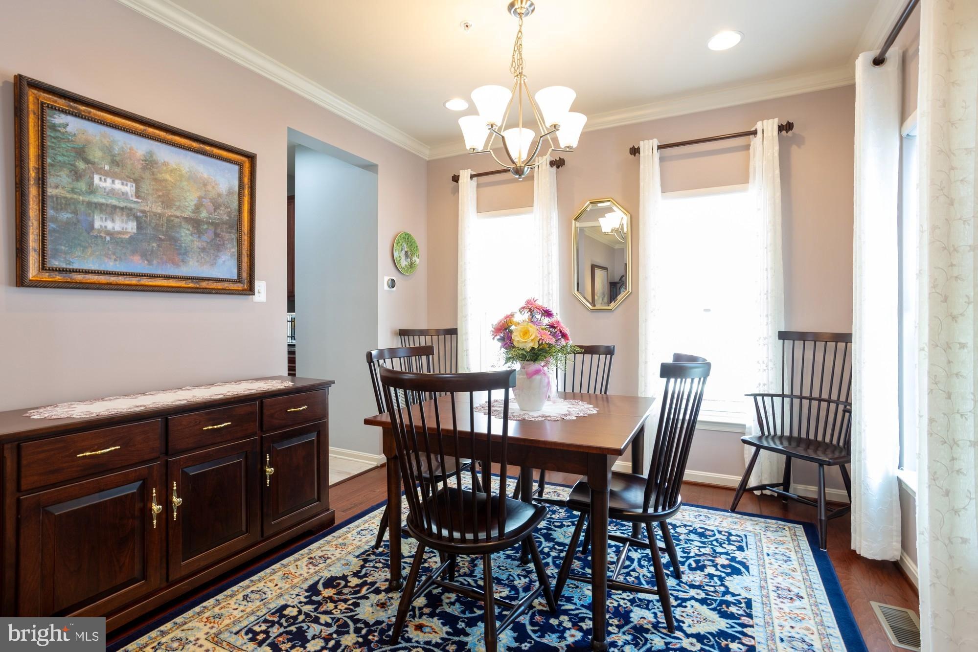 1712 Renaissance Drive Baltimore, MD 21221 - Photo 20 of 73 Dining Room with Cherry Hardwood Floors