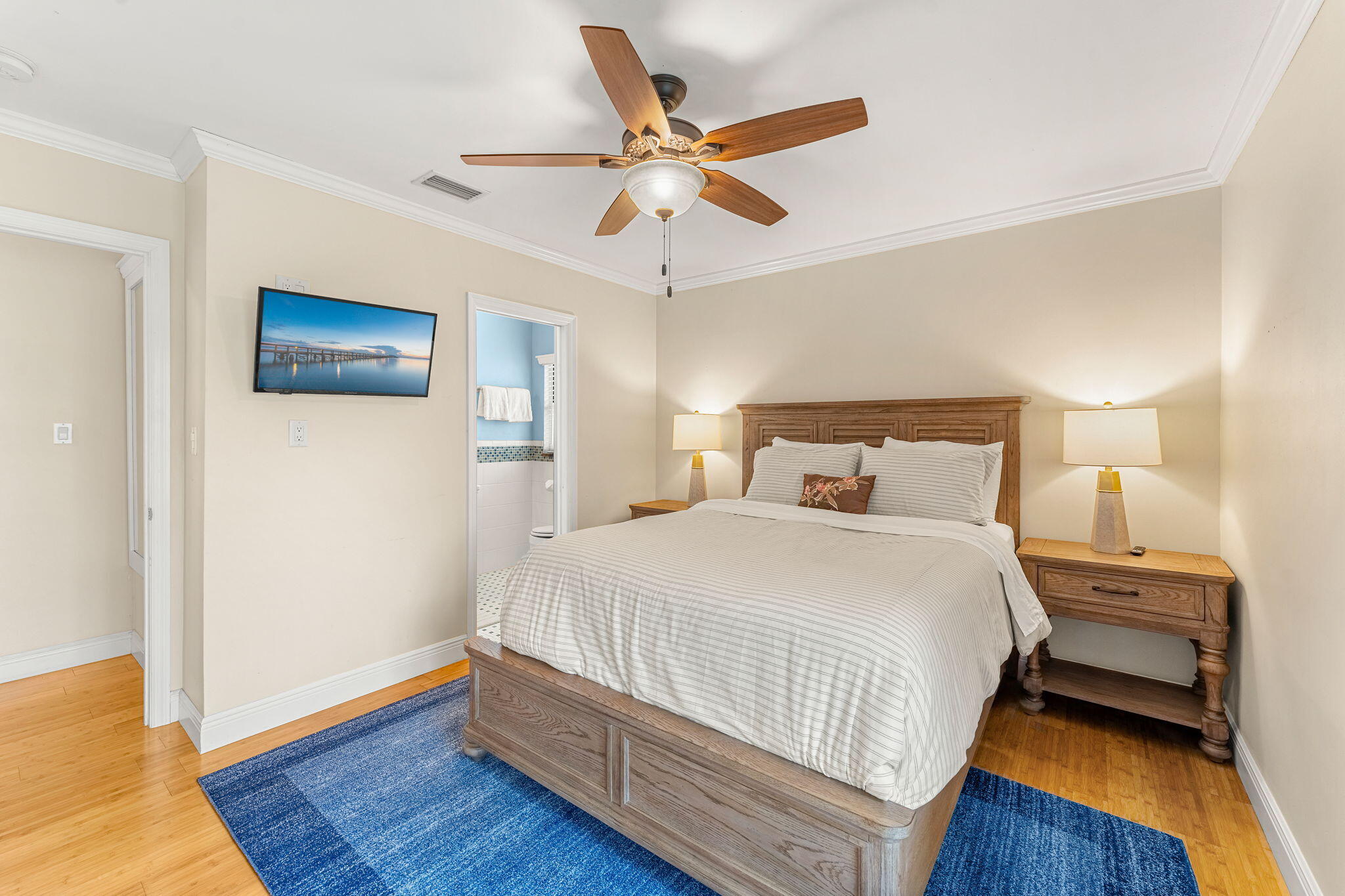 428 Dempsey Drive Cocoa Beach, FL 32931 - Photo 10 of 25 a bedroom with a bed and window