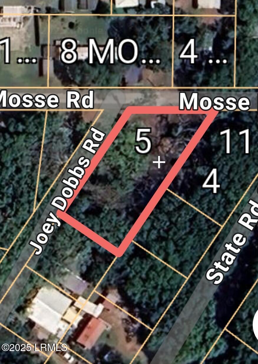 5 Mosse Road St. Helena Island, SC 29920 - Photo 13 of 15 5 Mosse Tax Map
