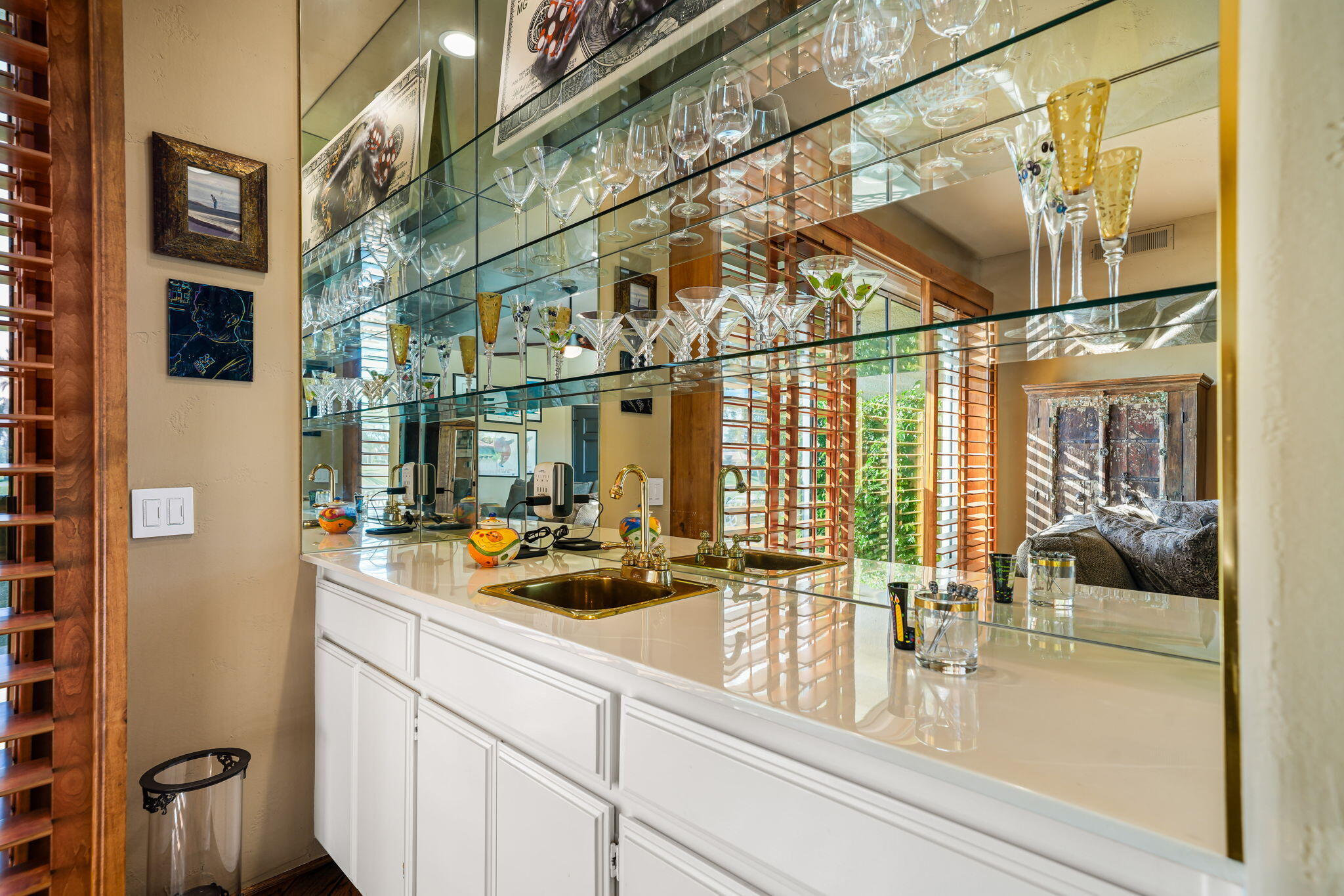 55 Colonial Drive Rancho Mirage, CA 92270 - Photo 17 of 31 a kitchen with a sink and a large window
