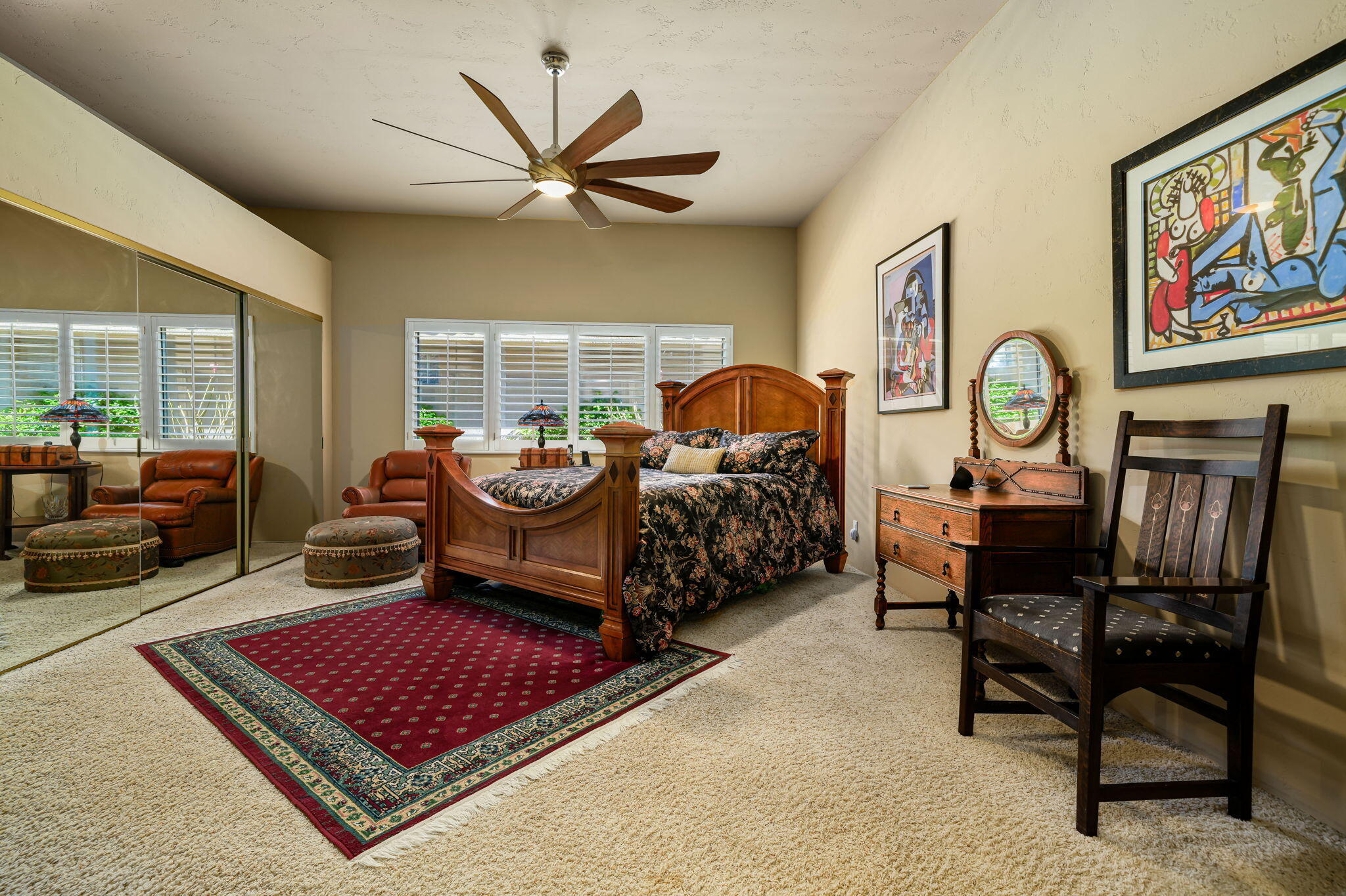 55 Colonial Drive Rancho Mirage, CA 92270 - Photo 22 of 31 a living room with furniture rug and window