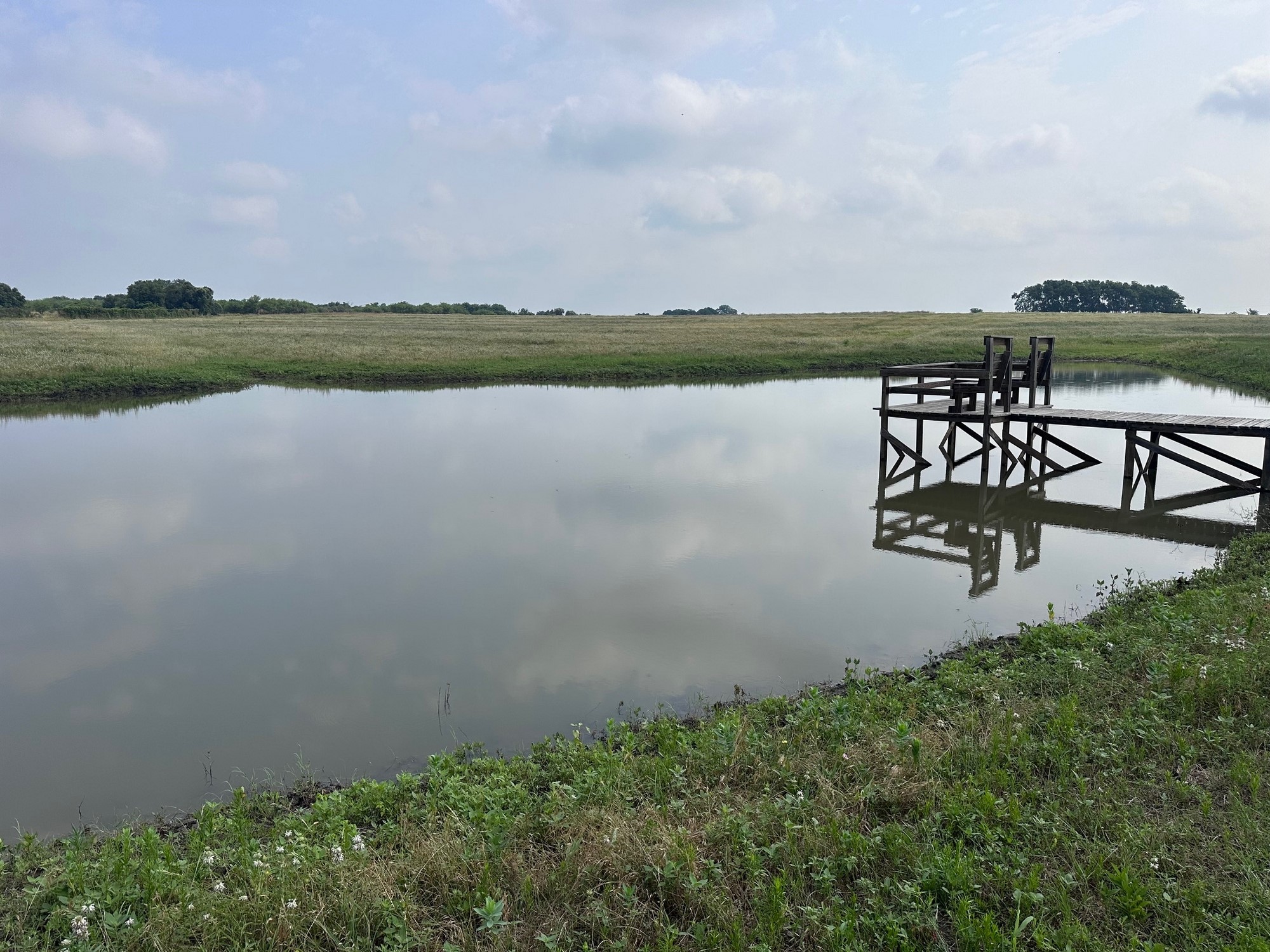86-acres Ganske Road Burton, TX 77835 - Photo 5 of 24 a view of a lake with a city