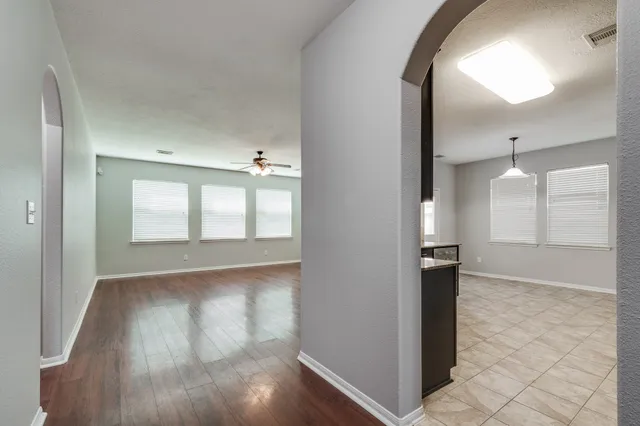 wooden floor in an empty room